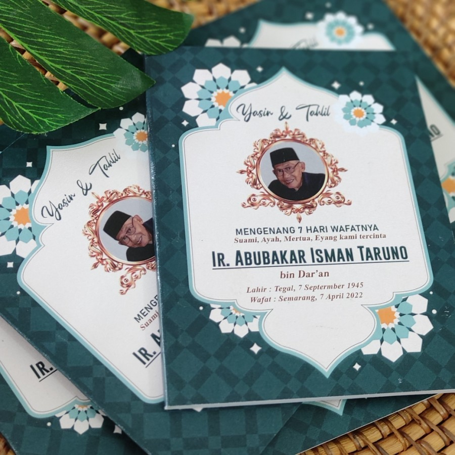 Jual Cetak Buku Yasin Dan Tahlil Softcover Desain Custom HVS 132