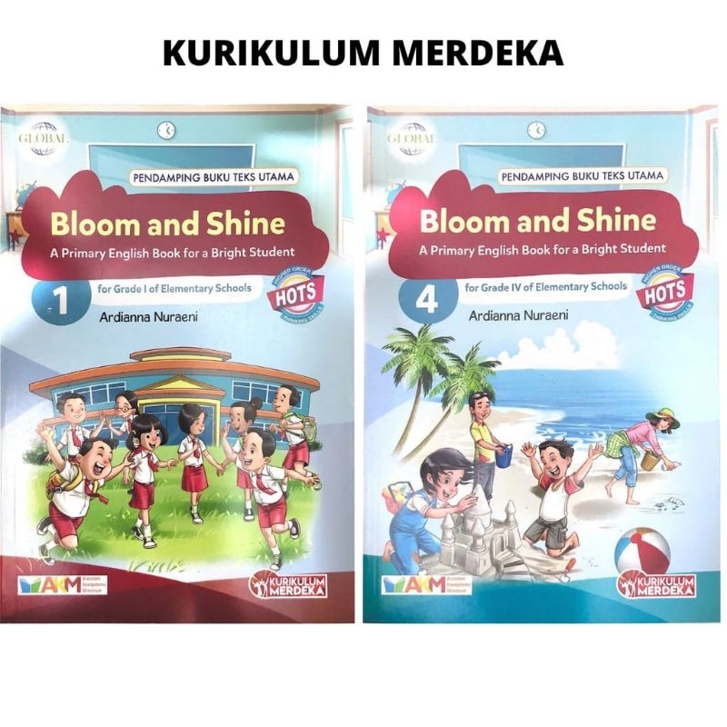 Jual GLOBAL Bahasa Inggris Kelas 1 2 4 5 SD Kurikulum Merdeka Tiga