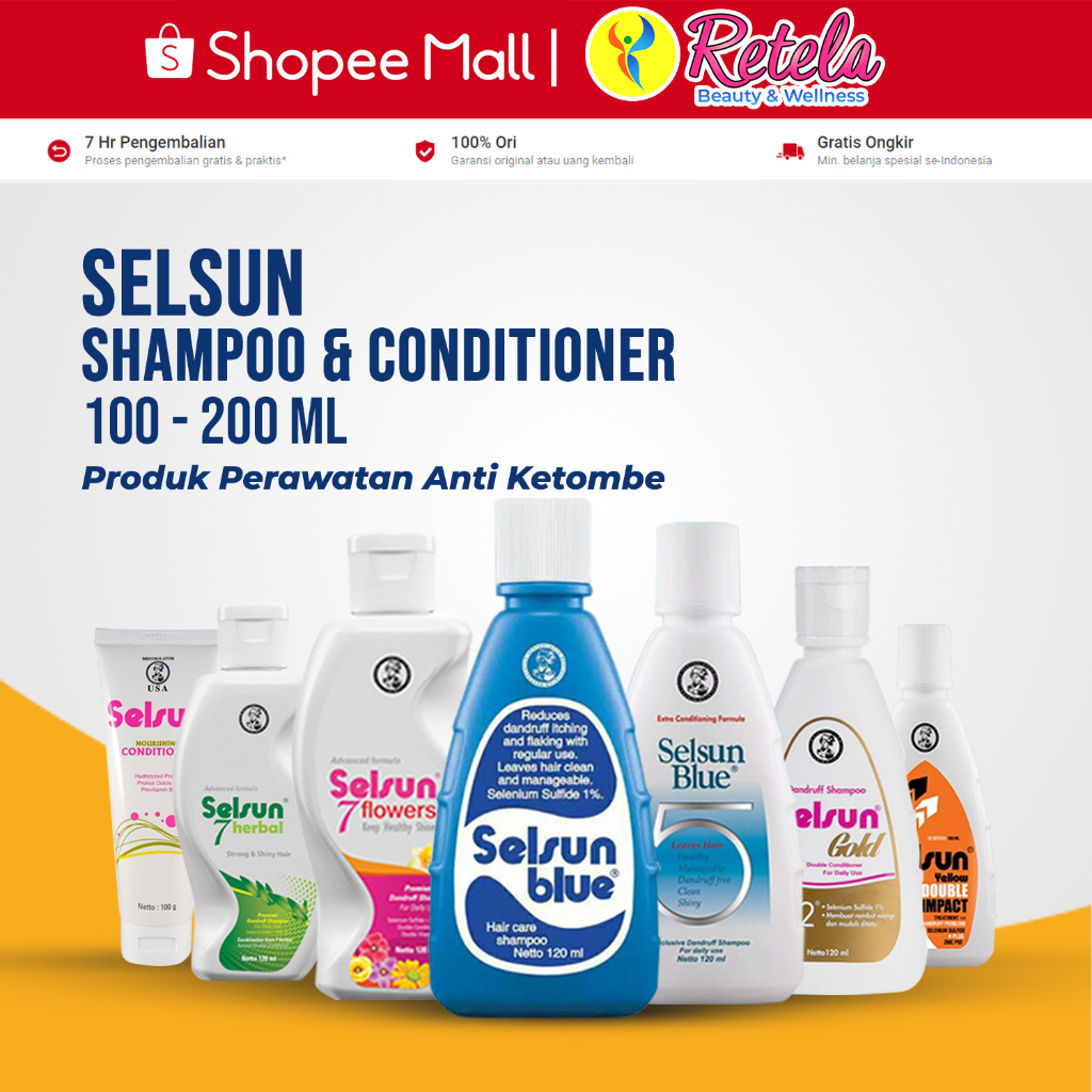 Jual Selsun Shampoo Anti Ketombe Selsun Blue Ml Shampoo Anti