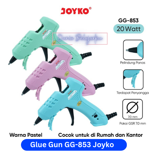 Jual Glue Gun Gg Lem Tembak Joyko Watt Pastel Color Bakar