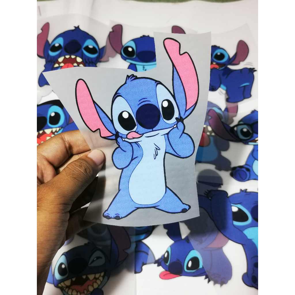 Jual SABLON SETRIKA SABLON DTF PRINTING TEMA LILO DAN STITCH Shopee