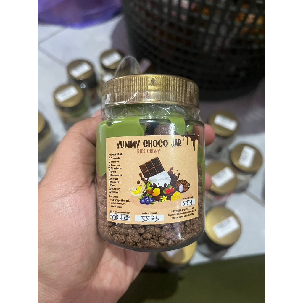 Jual Yummy Choco Jar Rice Crispy Ml Choco Jar Lumer Shopee Indonesia