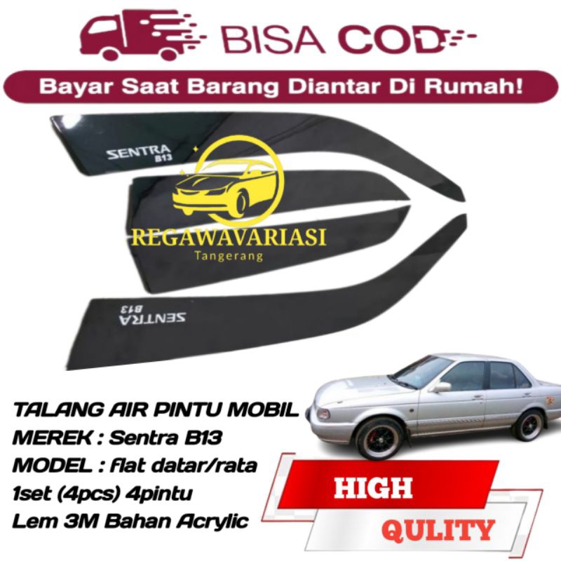 Jual Talang Air Mobil Nissan Sentra B Model Flat Datar Rata Pintu