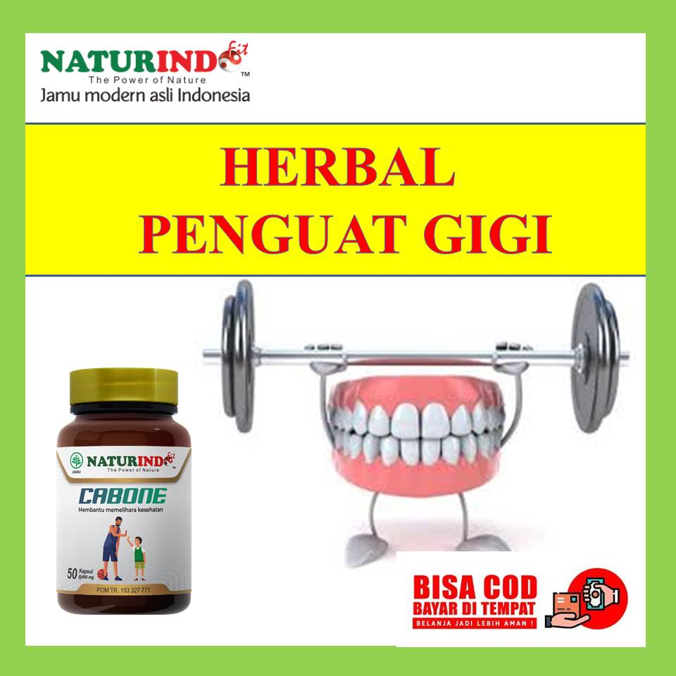 Jual Cabone Obat Penguat Gigi Nutrisi Gigi Sehat Gigi Goyang Bolong