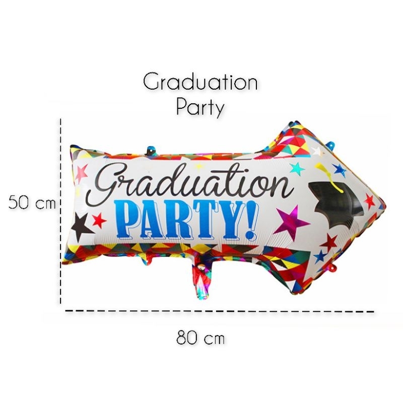 Jual Balon Wisuda Kelulusan Graduation Baloon Piala Toga Graduation