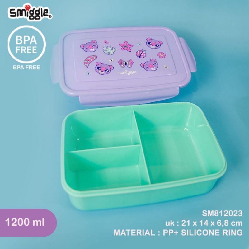 Jual Lunchbox Smiggle Sekat Ml Kotak Makan Smiggle Shopee Indonesia