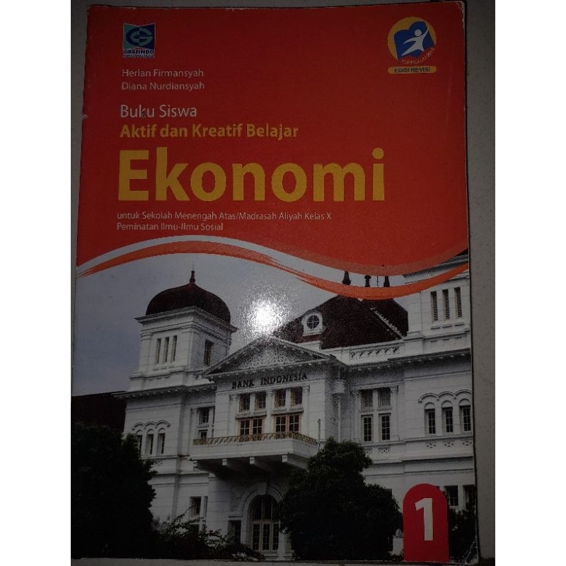 Jual Buku Siswa Ekonomi Sma Kelas Grafindo Edisi Revisi K Shopee