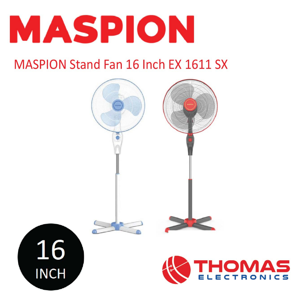 Jual MASPION Stand Fan 16 Inch EX1611SX Kipas Angin Berdiri EX 1611 SX