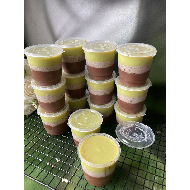 Jual Puding Cup Alpukat Coklat 150ml Shopee Indonesia