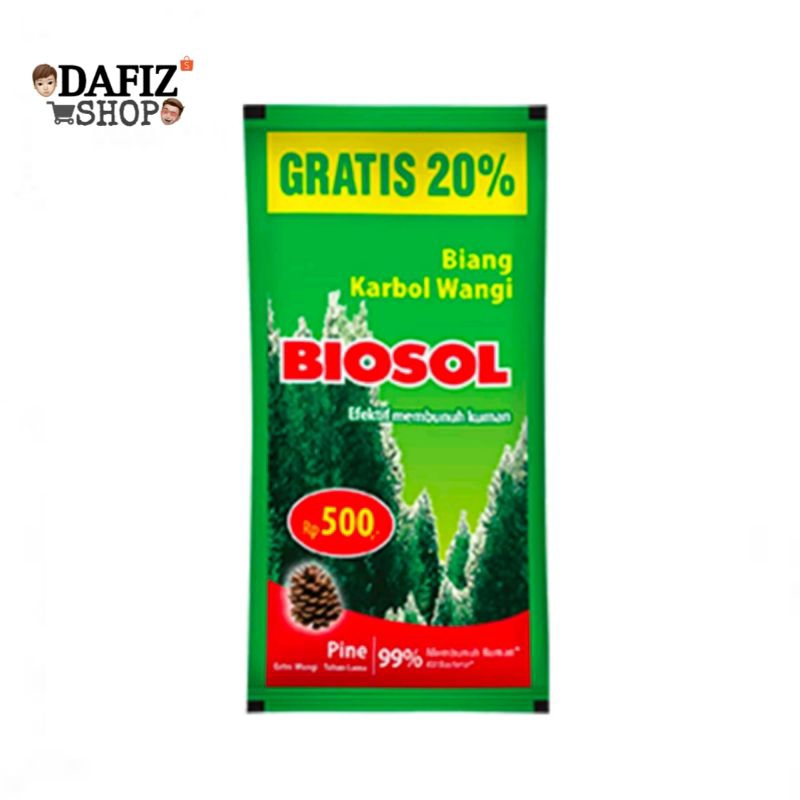 Jual Biosol Biang Karbol Wangi 25ml X 24 Sachet 2 Renceng Shopee