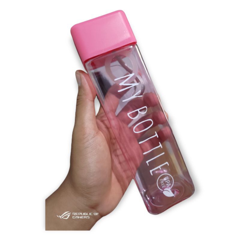 Jual Mybottle Kotak Botol Persegi Botol Minum Ml Bpa Free Tutup