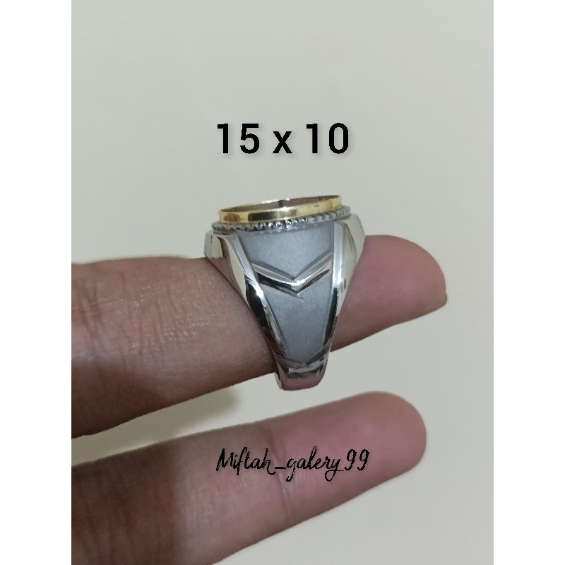 Jual Ring Emban Cincin Monel Handmade 15x10 18x13 Shopee Indonesia