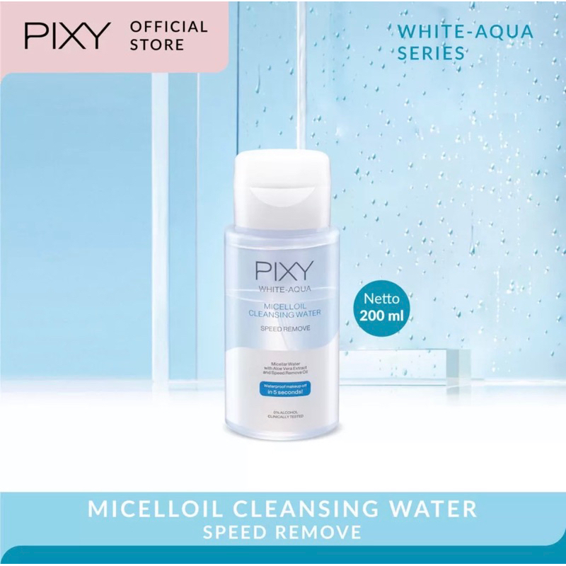 Jual PIXY WHITE AQUA MICELL OIL CLEANSING WATER SPEED REMOVE 200ml