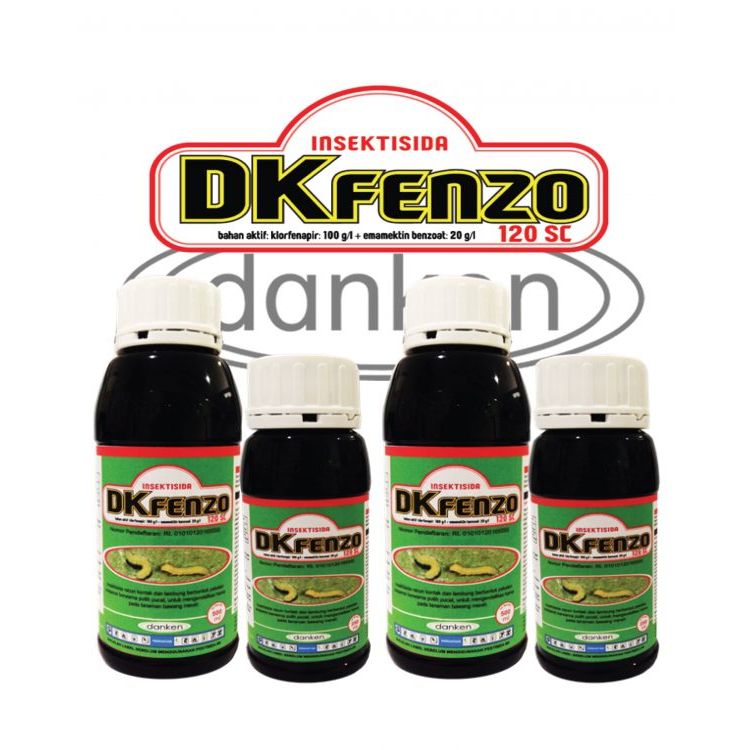 Jual INSEKTISIDA DK Fenzo 120 SC 250ml PEMBASMI ULAT PEMAKAN PUPUS