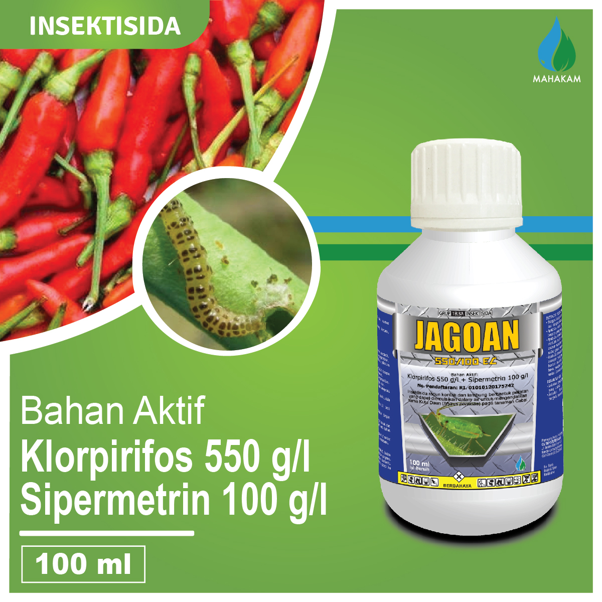 Jual Mahakam Jagoan 650 EC 100 Ml Insektisida Pestisida Pembasmi