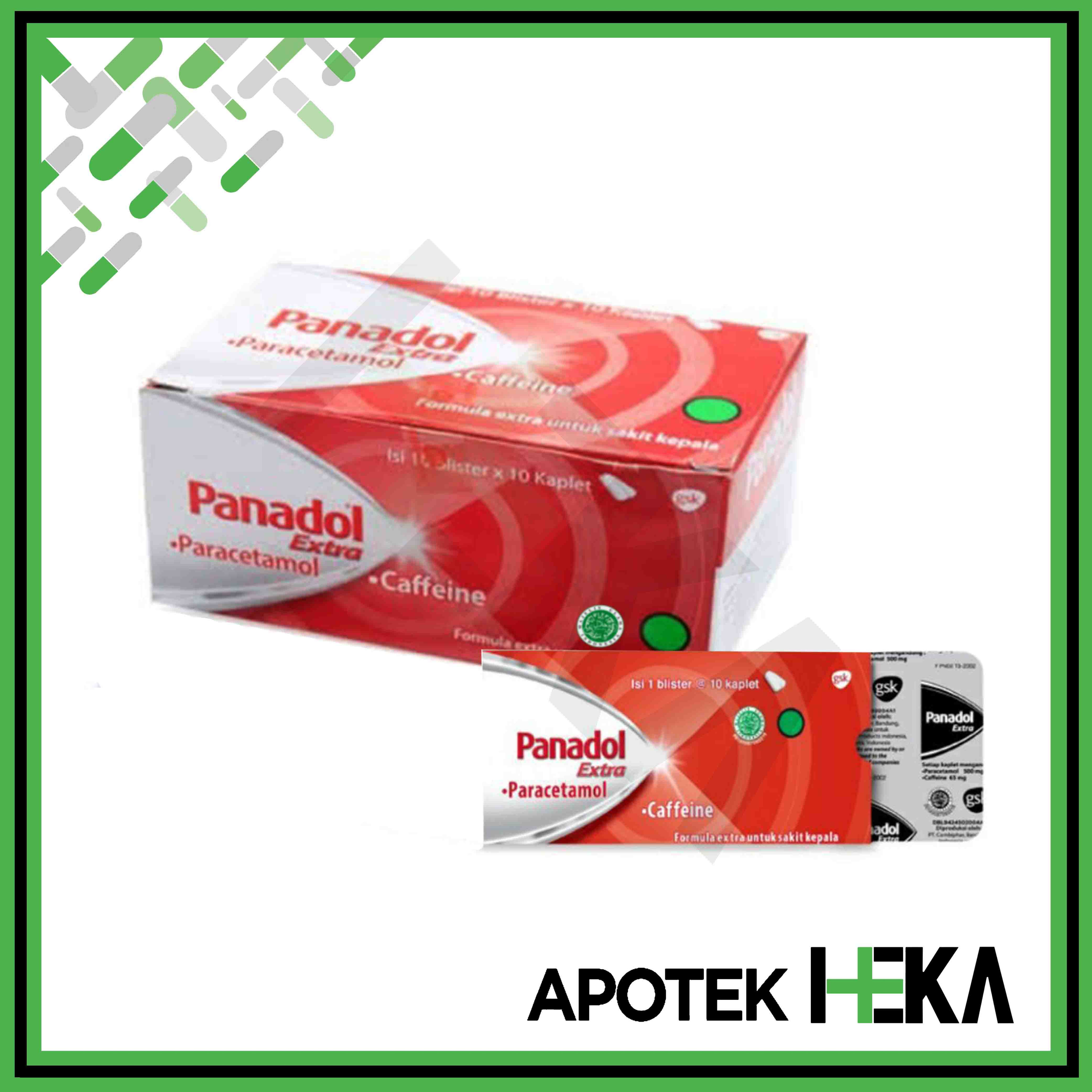 Jual Panadol Merah Extra Paracetamol Box Isi Tablet Bandung