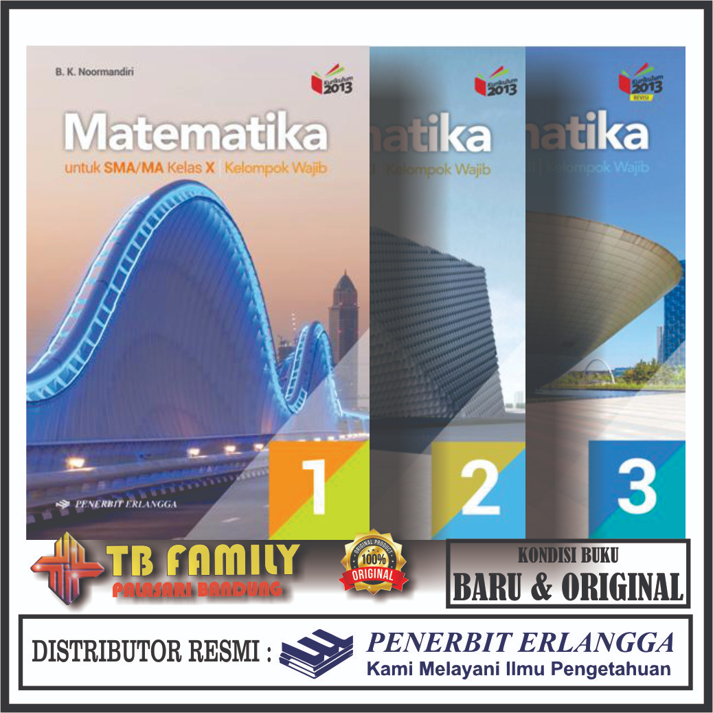 Jual Buku Matematika Noormandiri Kurikulum 2013 SMA KLS 10 11 12 WAJIB