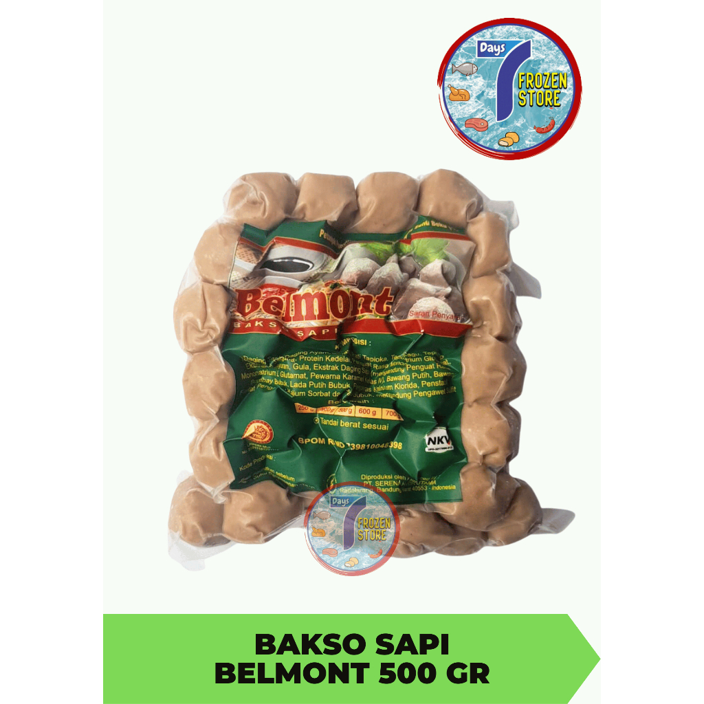 Jual Bakso Sapi Belmont Isi Kemasan Gr Shopee Indonesia