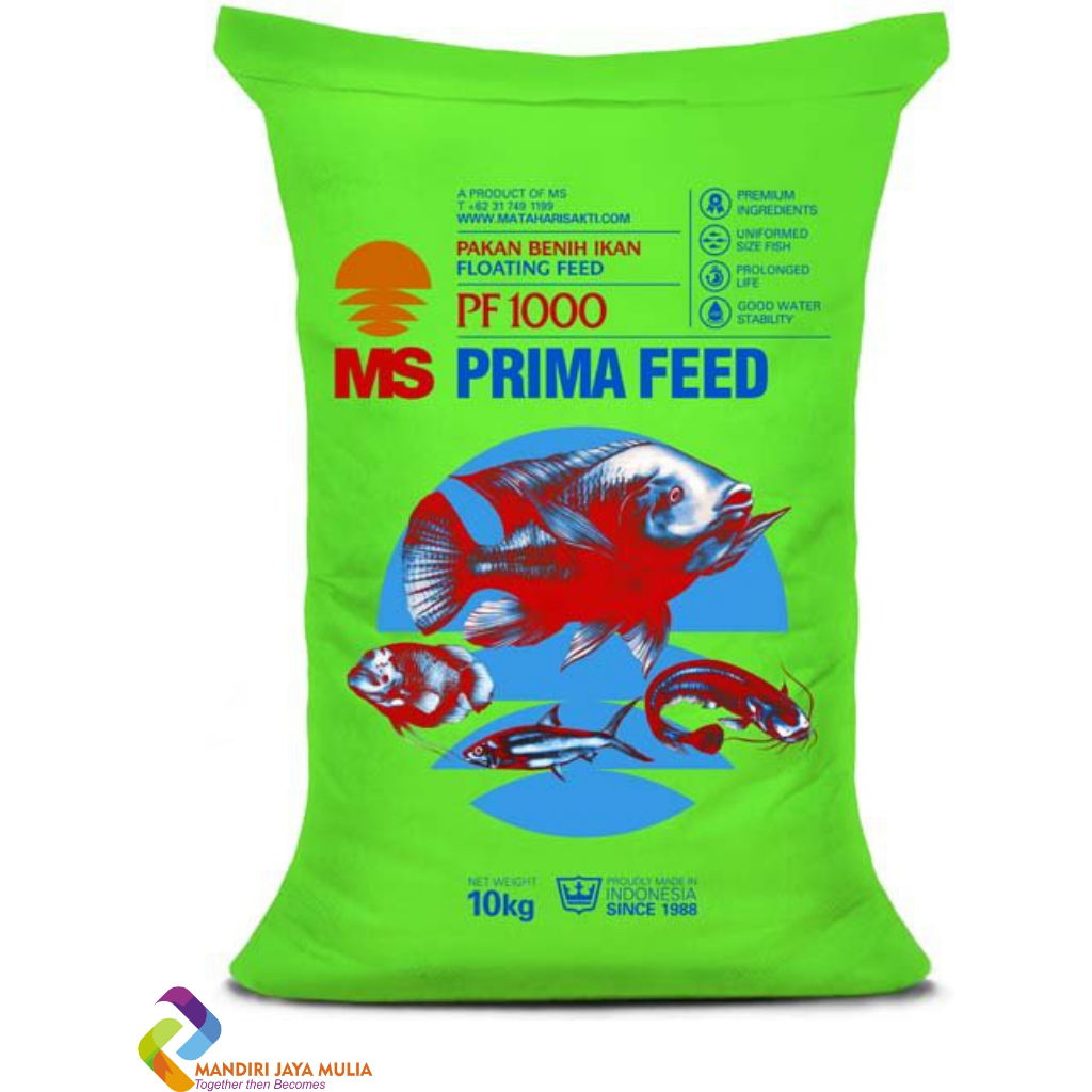 Jual MS PF 1000 PELET IKAN BENIH NILA LELE MAS GURAME KOI PACKING