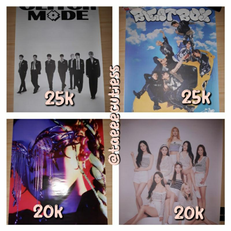 Jual Poster NCT Dream Hyoyeon SNSD BTS Secret Number Super Junior