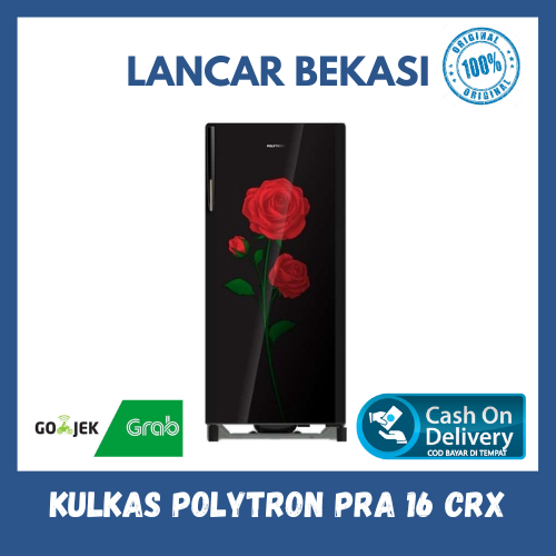 Jual Kulkas 1 Pintu Polytron PRA 16 CRX 160 LITER Belleza Varia