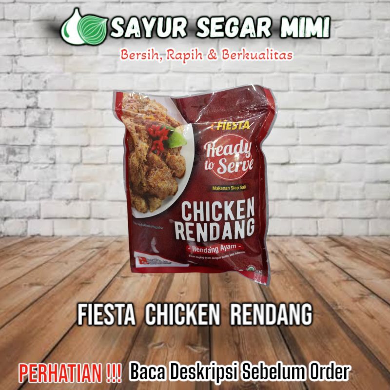 Jual Fiesta Ready To Serve Chicken Rendang Sayur Segar Mimi Palembang