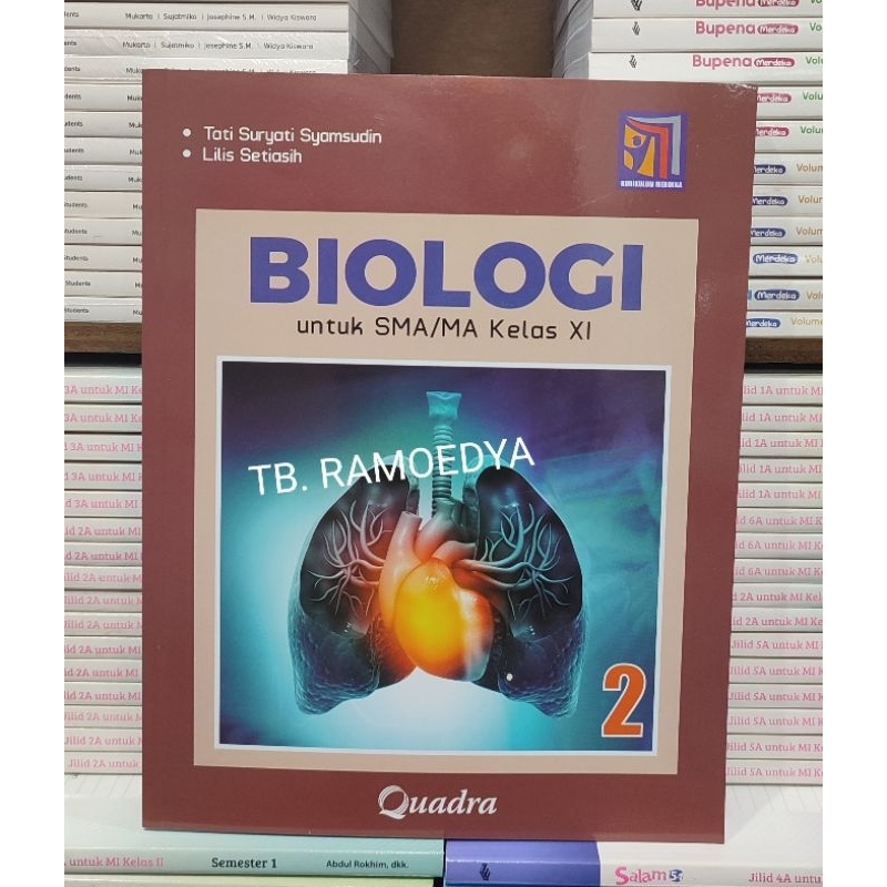 Jual Buku BIOLOGI SMA MA Kelas XI Kurikulum Merdeka Quadra Shopee