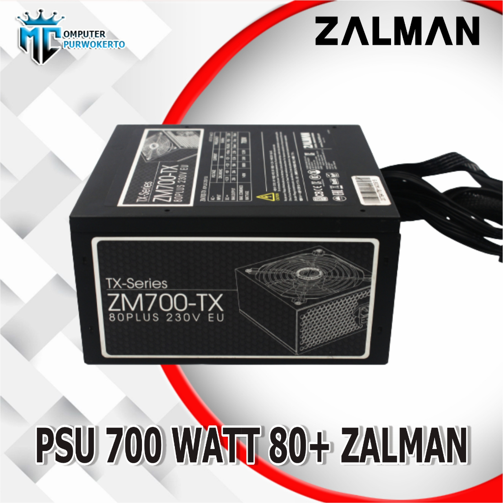 Jual PSU 700W 80 Power Supply 700 Watt 80 Plus Zalman Shopee Indonesia