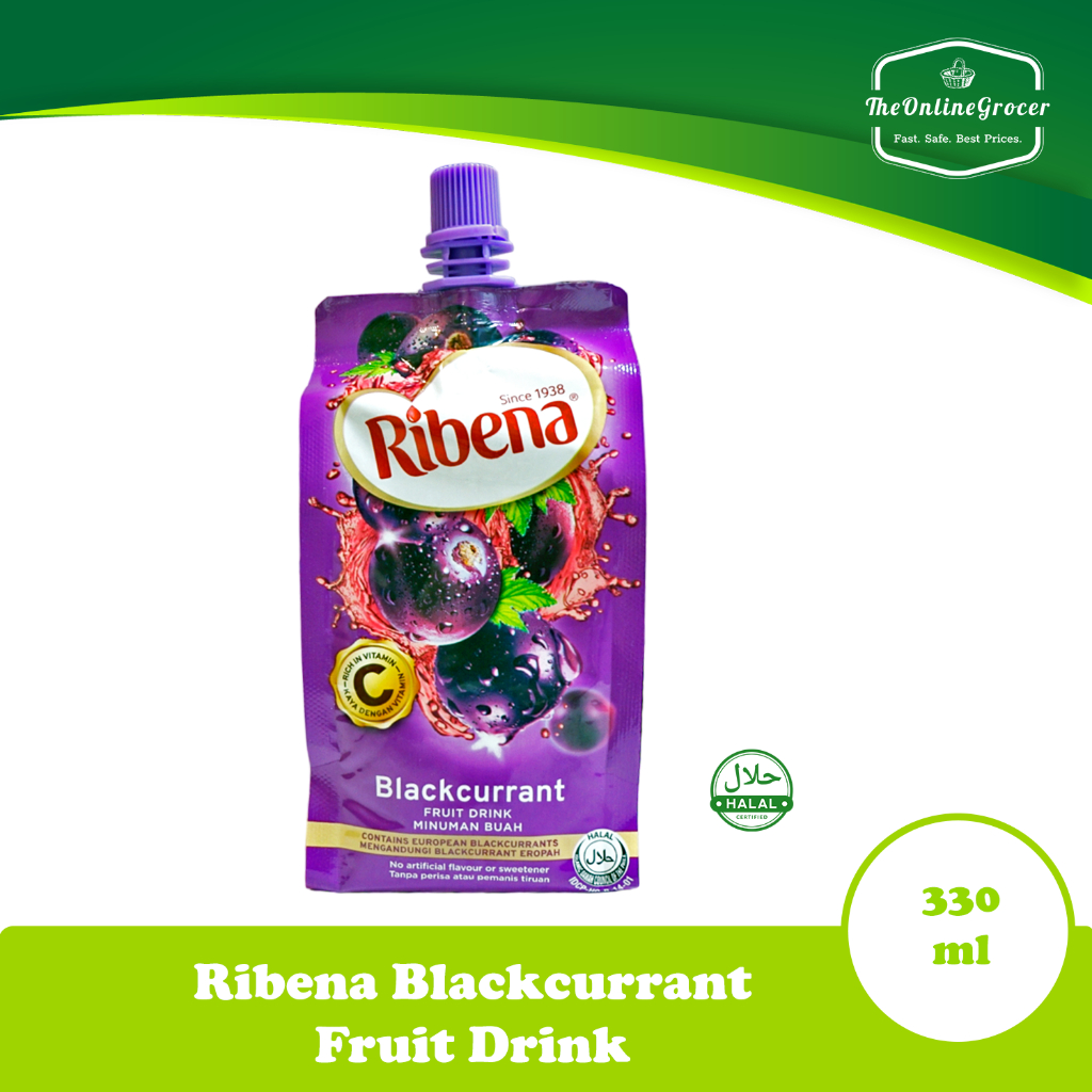 Jual Ribena Blackcurrant Drink 330ml Minuman Buah Blackcurrant