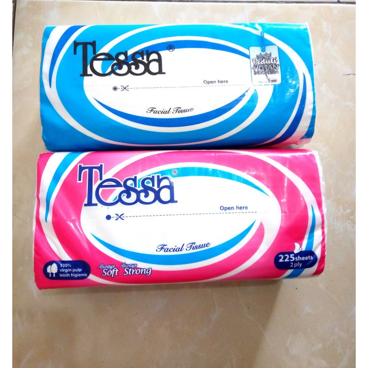 Jual Tessa Facial Tissue 225 Sheets 2 Ply Shopee Indonesia