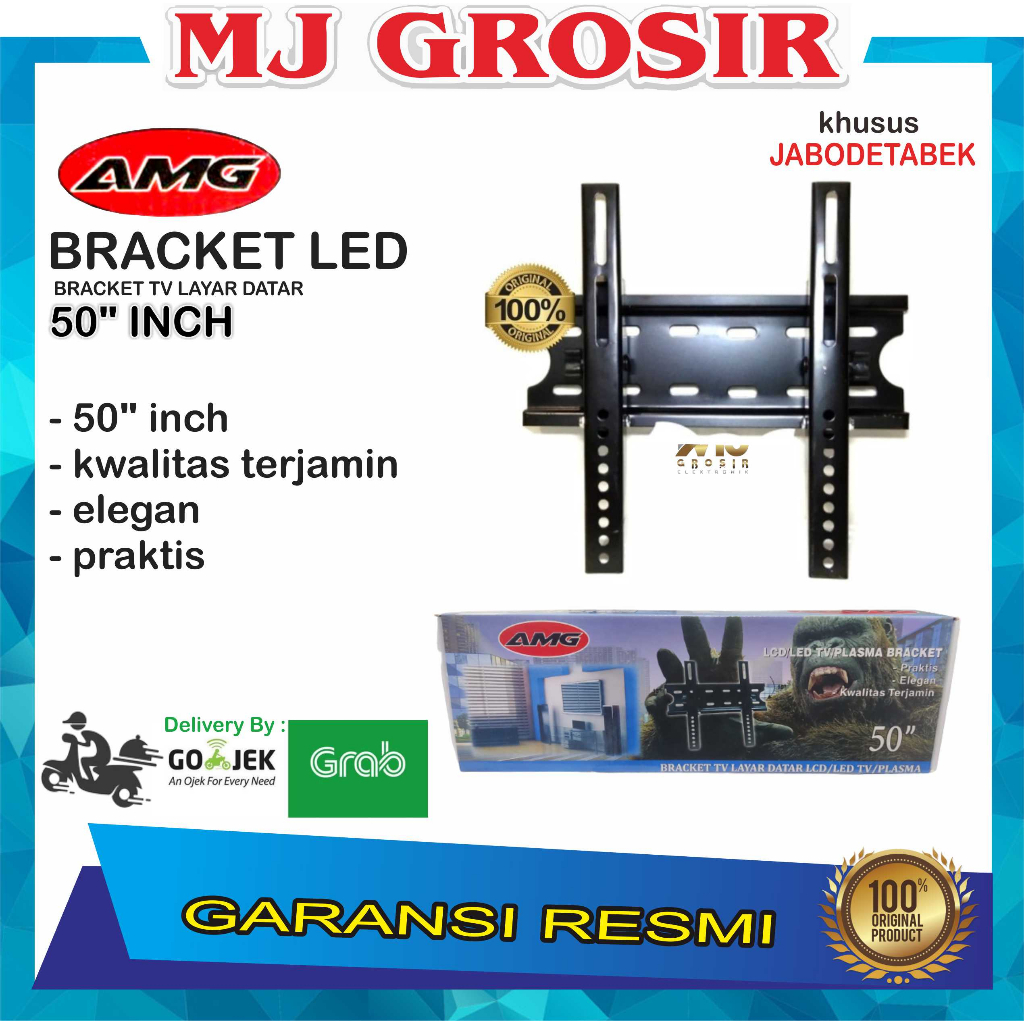 Jual PROMO BRACKET TV LED LCD AMG 43 50 INCH Shopee Indonesia