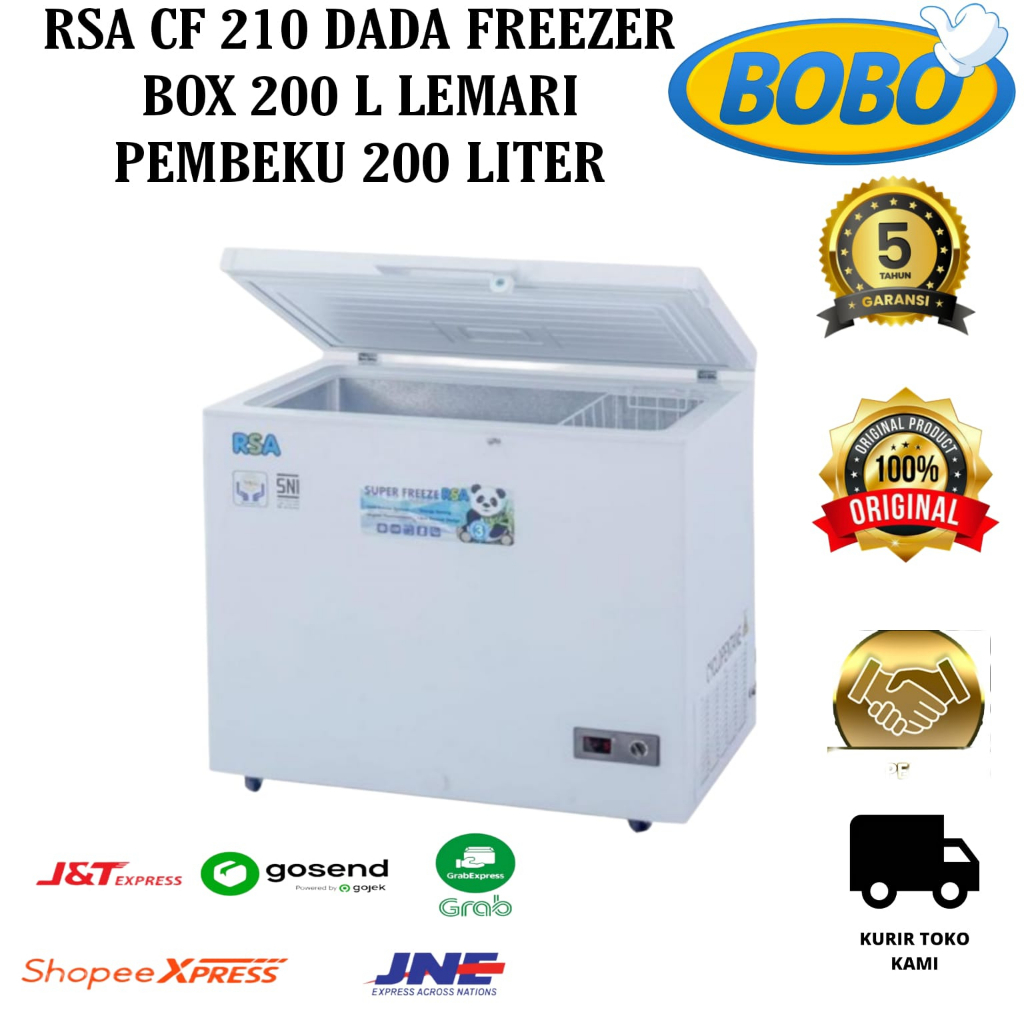 Jual Chest Freezer Rsa Cf Chest Freezer Box L Shopee Indonesia