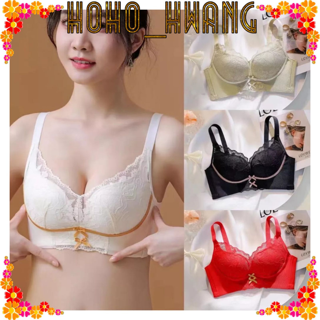 Jual Hoho Hwang B Bra Women Renda Push Up Busa Tipis Enak Dipakai