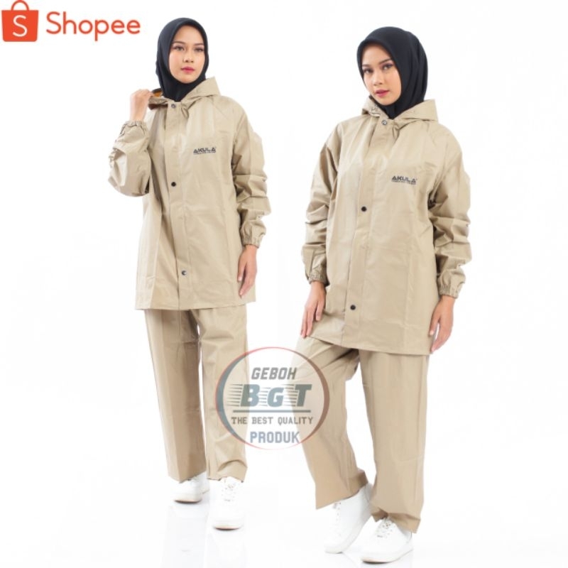 Jual Akula Jas Hujan Raincoat Pria Wanita Terbaik Anti Rembes Shopee