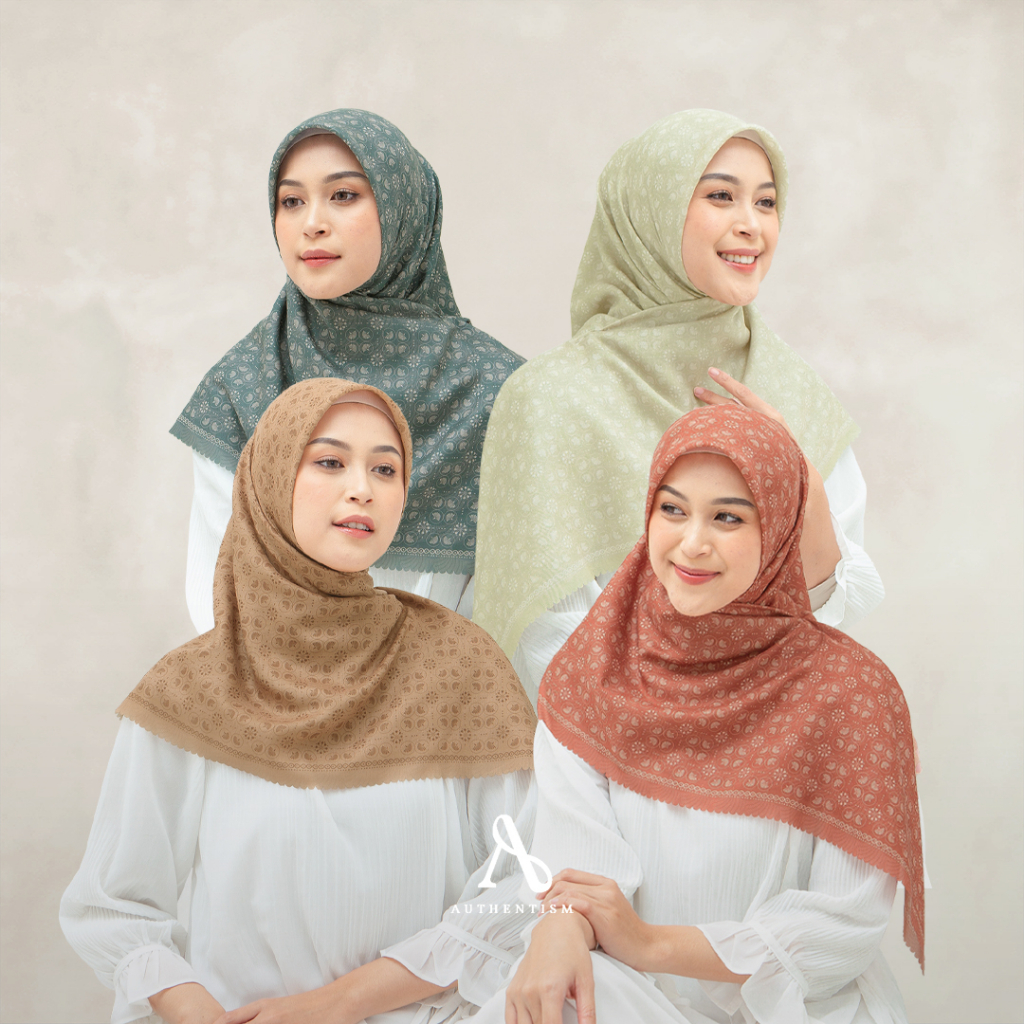 Jual AUTHENTISM ID BHUMI SERIES SCARF ORIGINAL KERUDUNG SEGI EMPAT