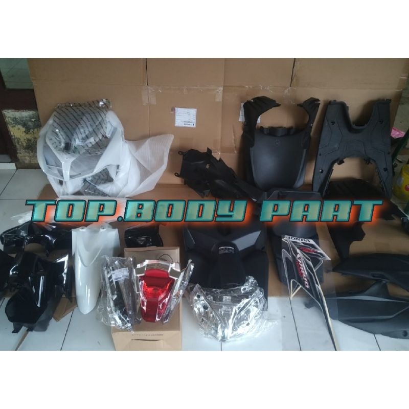 Jual Cover Body Cover Body Full Body Kasar Halus Vario Techno Karbu