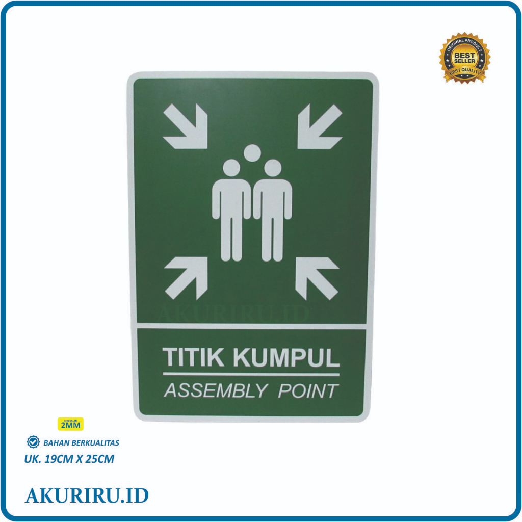 Jual Sign Titik Kumpul Acrylic Rambu Titil Kumpul Akrilik Shopee