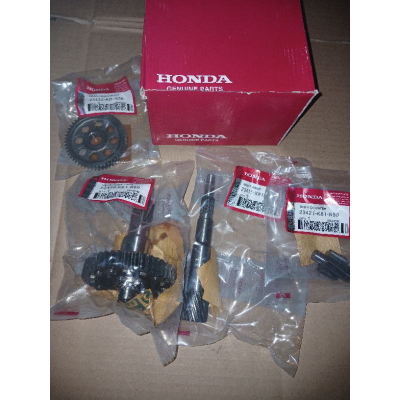 Jual Gigi Gear Set Komplit Macam Asli Original Honda Kualitas Asli