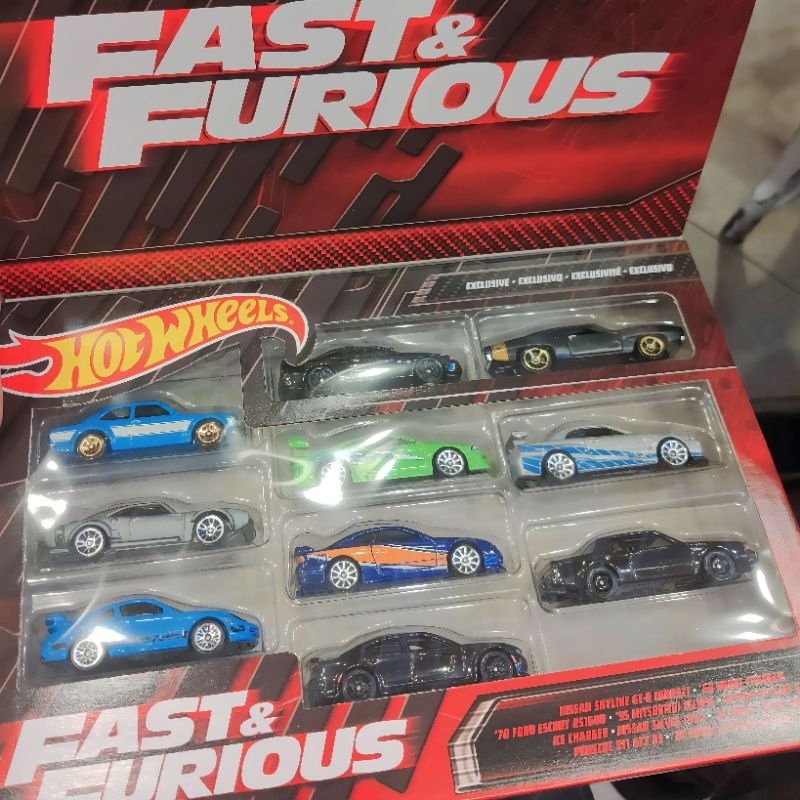 Jual Hot Wheels Fast Furious 10 Pack Exclusive Box Multipack FnF