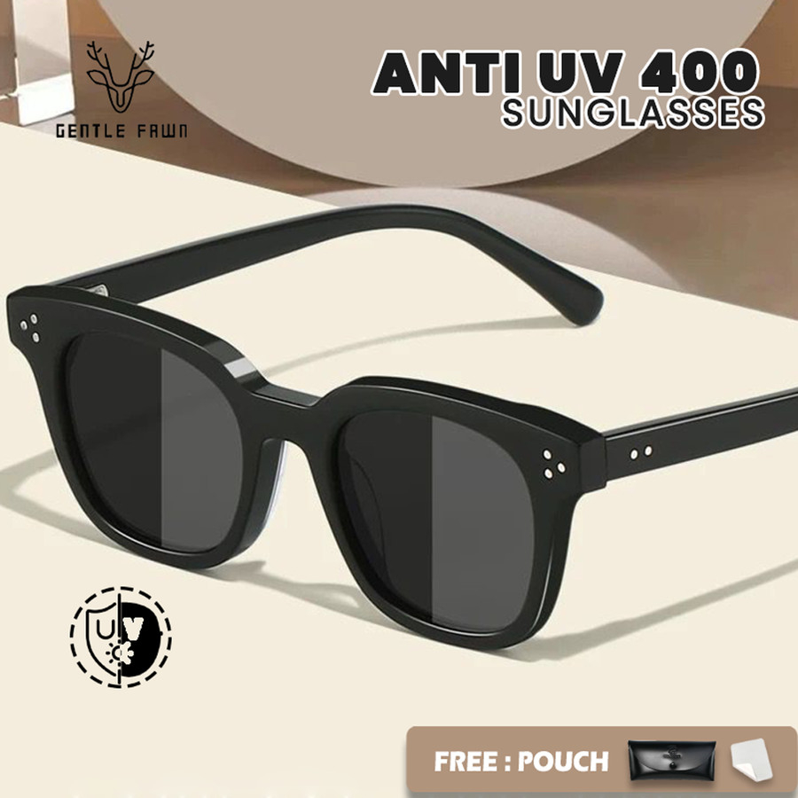 Jual Gentle Fawn Kacamata Hitam Sunglasses Anti Uv 400 Silau Bentuk