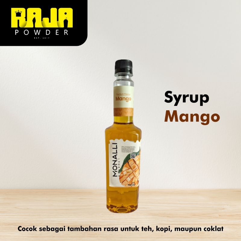 Jual Simple Syrup Mango Fruit Sirup Rasa Buah Mangga Premium 750 ML