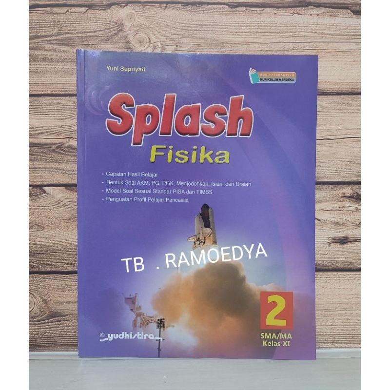 Jual Buku Splash Fisika SMA MA Kelas XI Kurikulum Merdeka Yudhistira