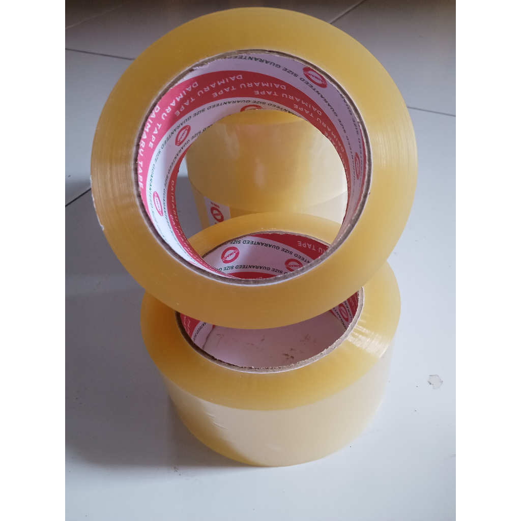 Jual Lakban Bening Daimaru OPP Tape Transparan 48 Mm X 100 Meter