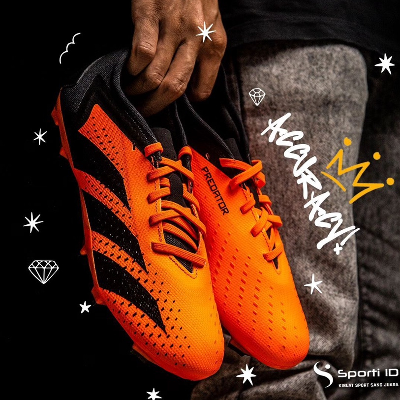 Jual Sepatu Bola Adidas Predator Accuracy L Fg Solar Orange Gw