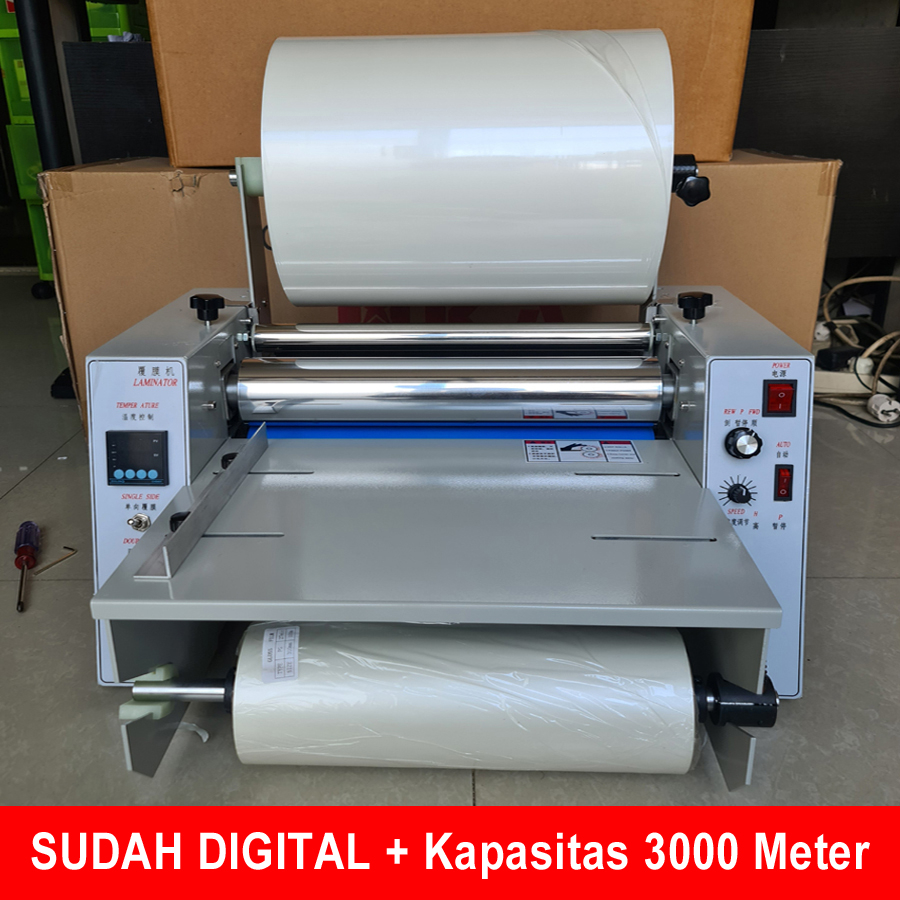 Jual Mesin Laminasi Roll 380 HEAVY DUTY NEW Alat Laminating Roll