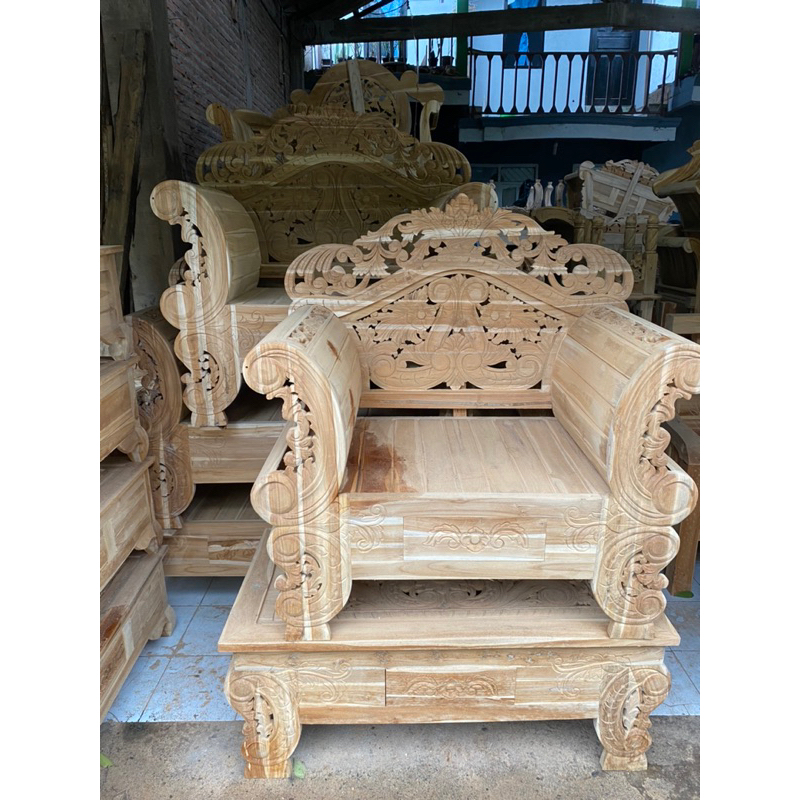 Jual Kursi Madura Arjuna Laci Full Jati Tpk Shopee Indonesia