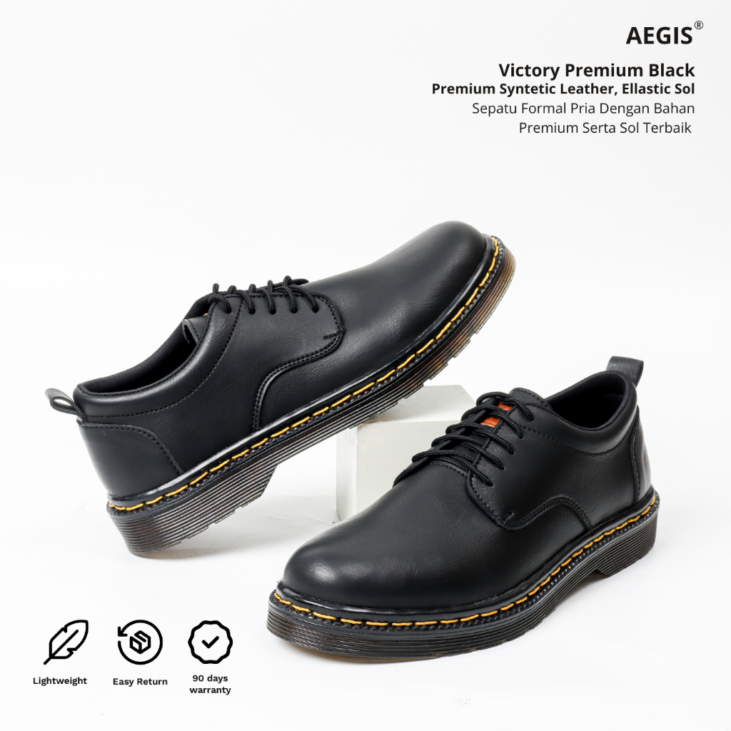 Jual Aegis Sepatu Pantopel Kerja Boots Formal Casual Pria Original