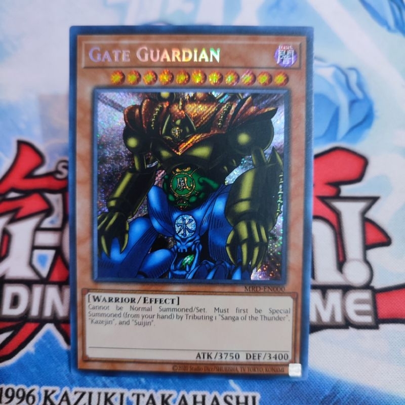 Jual Yugioh Gate Guardian Mrd Secret Rare Original Shopee Indonesia