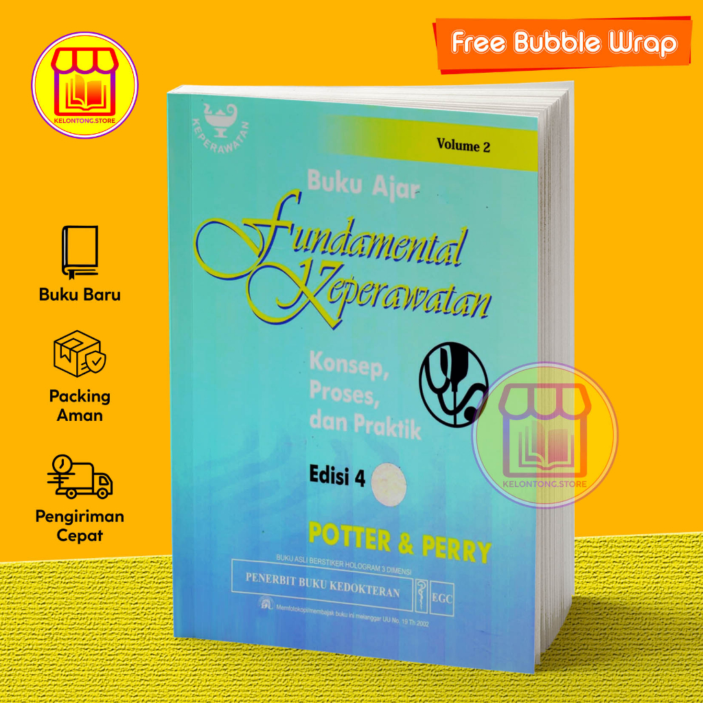 Jual Buku Ajar Fundamental Keperawatan Volume Edisi Potter Perry