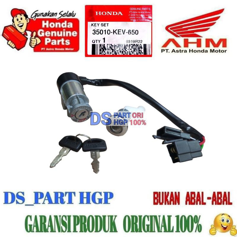 Jual Hgp Kev Key Set Kunci Kontak Plus Kunci Jok Supra X